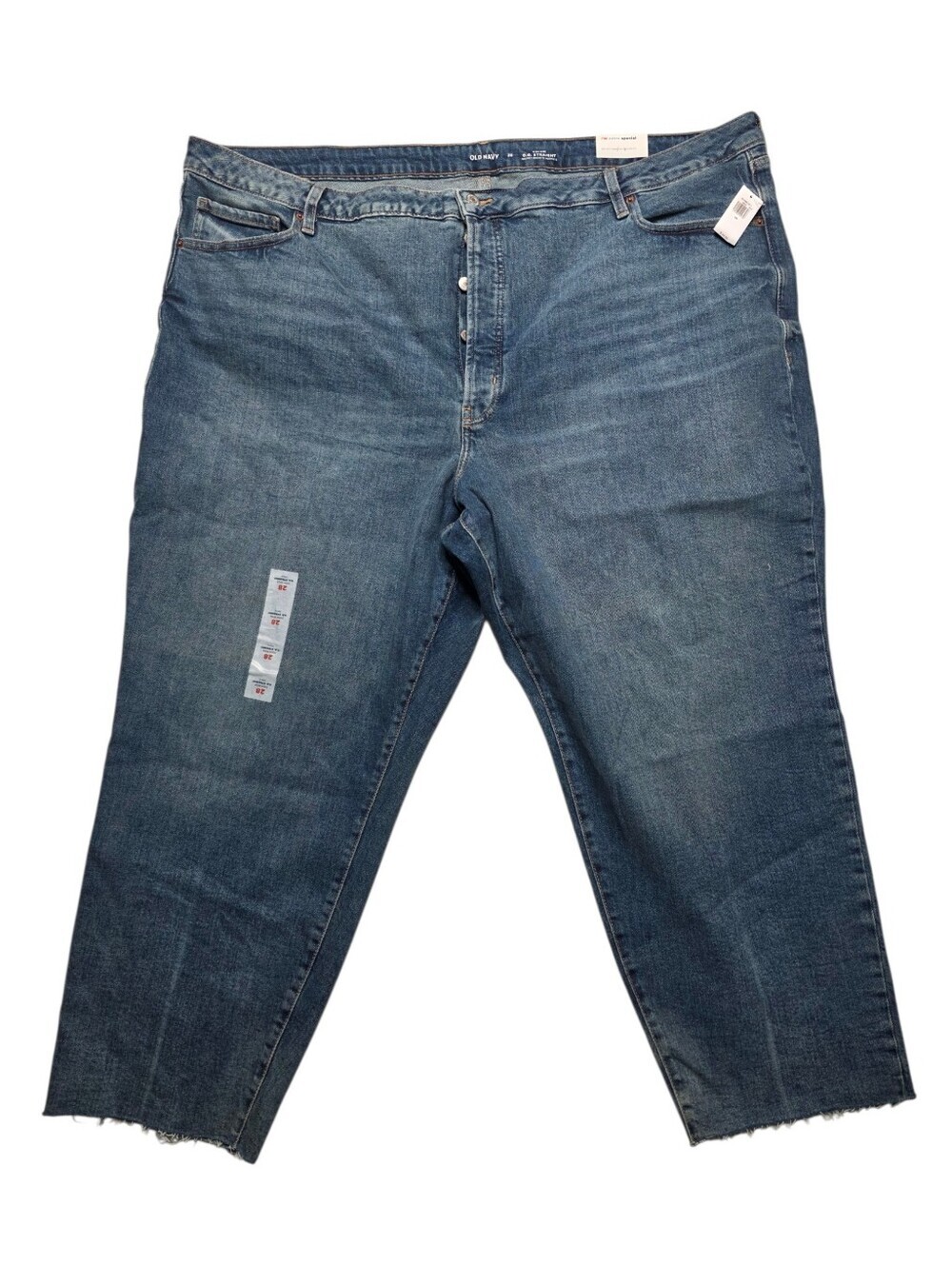 Old Navy High Rise O.G. Straight Ankle Jeans Medium Wash Denim Size 28
